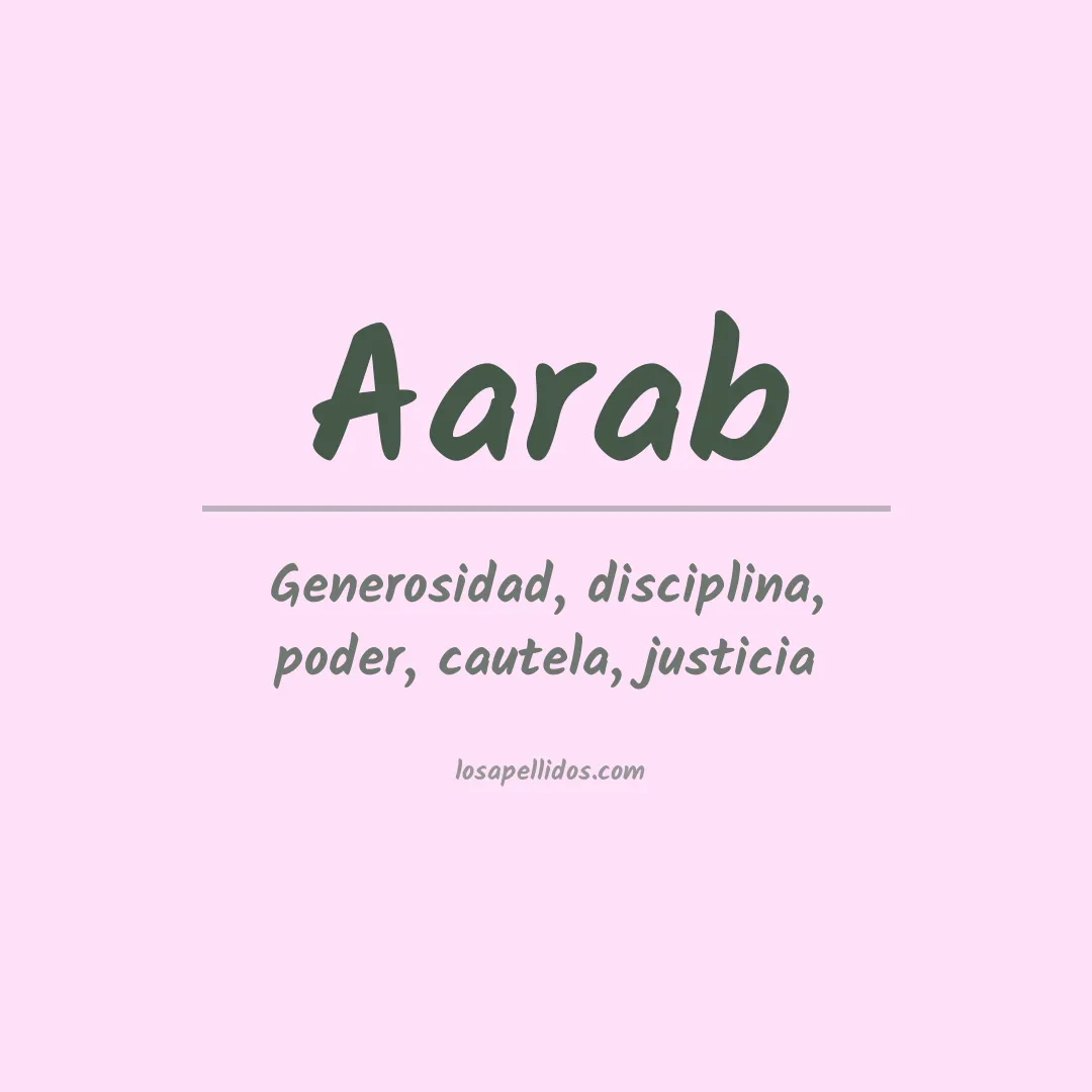 Apellido Aarab