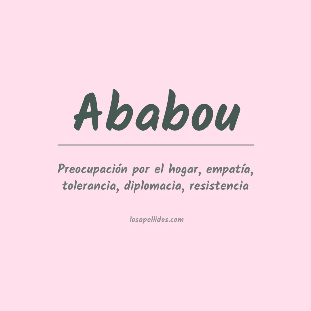 Apellido Ababou