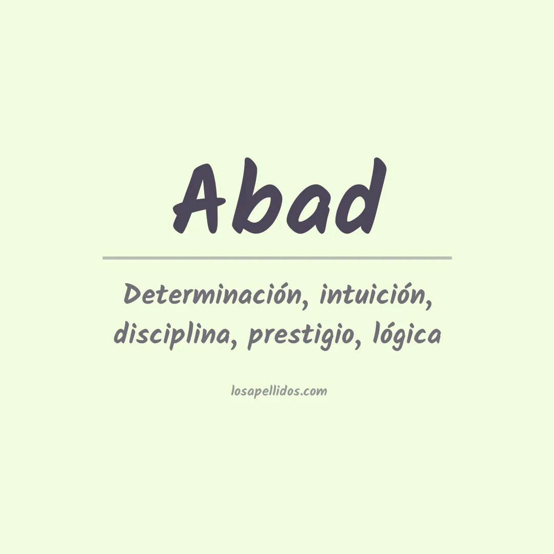 Apellido Abad