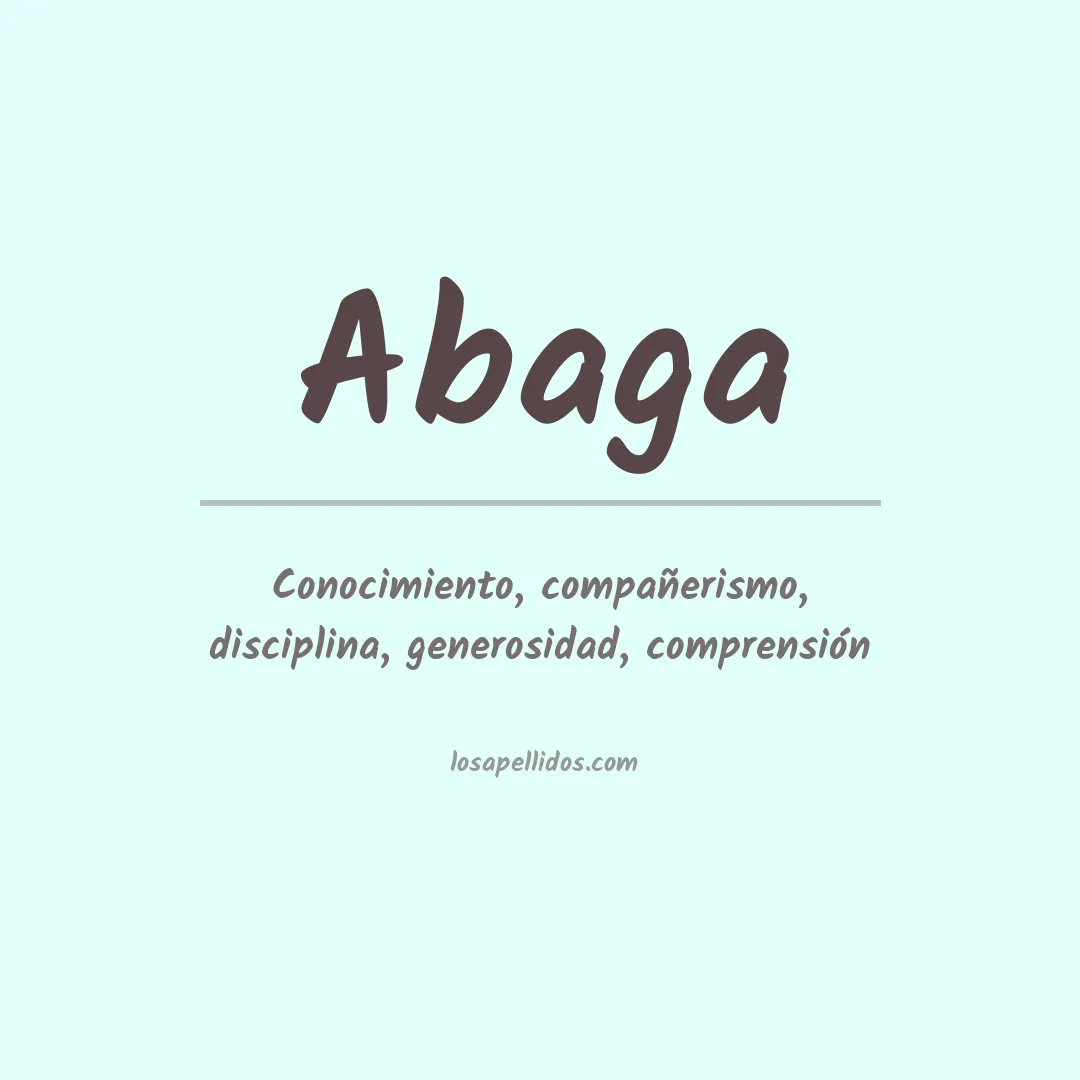 Apellido Abaga