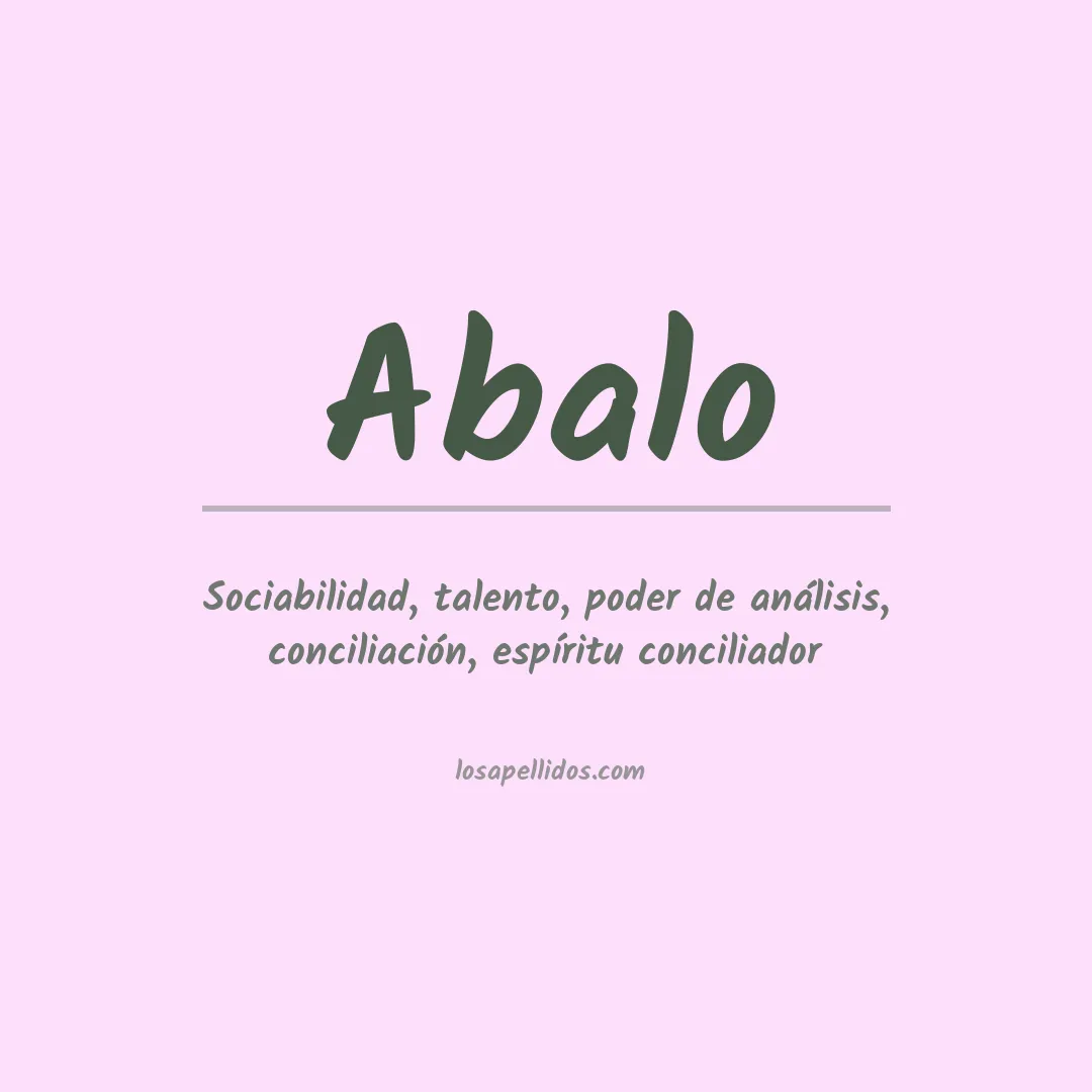 Apellido Abalo