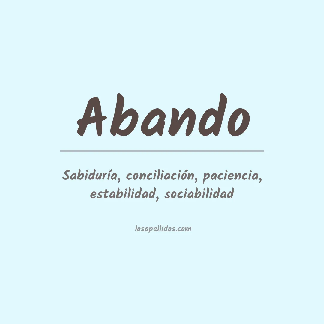 Apellido Abando