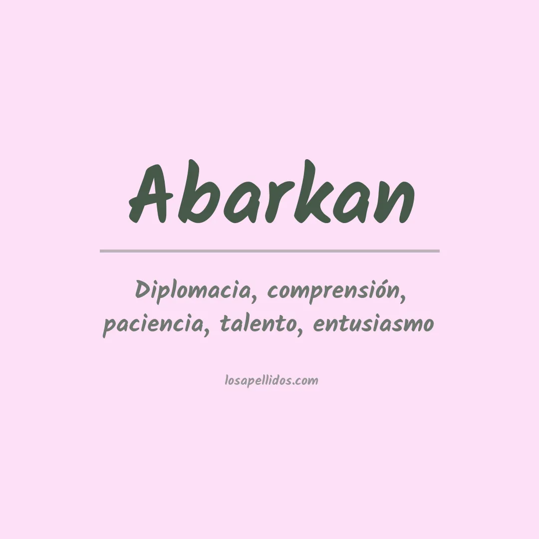 Apellido Abarkan