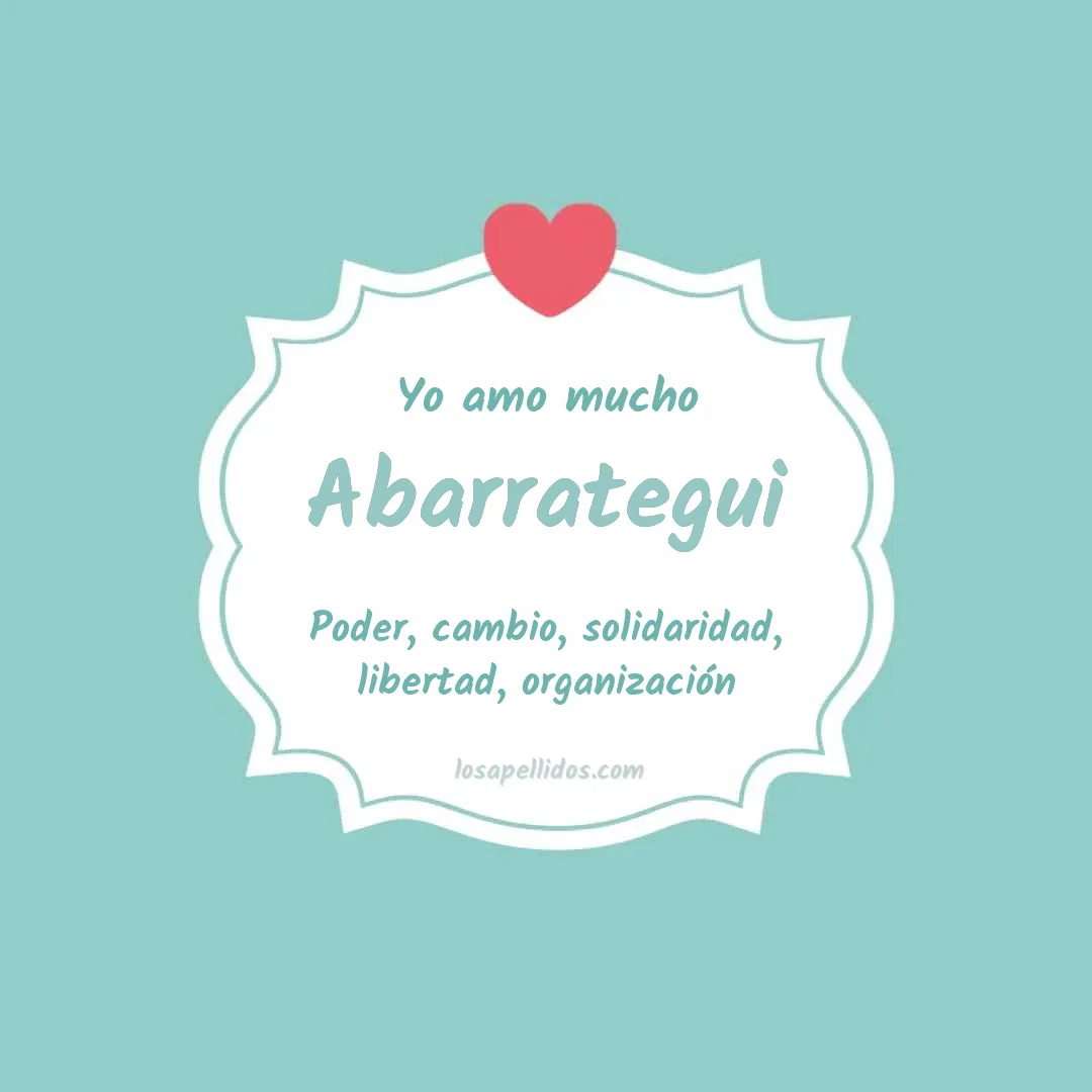 Yo amo mucho Abarrategui