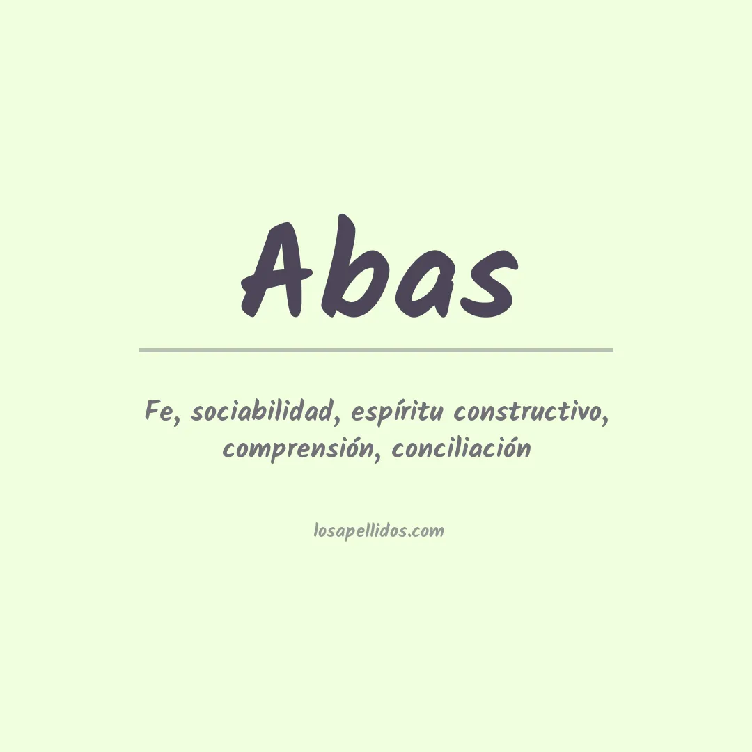 Apellido Abas