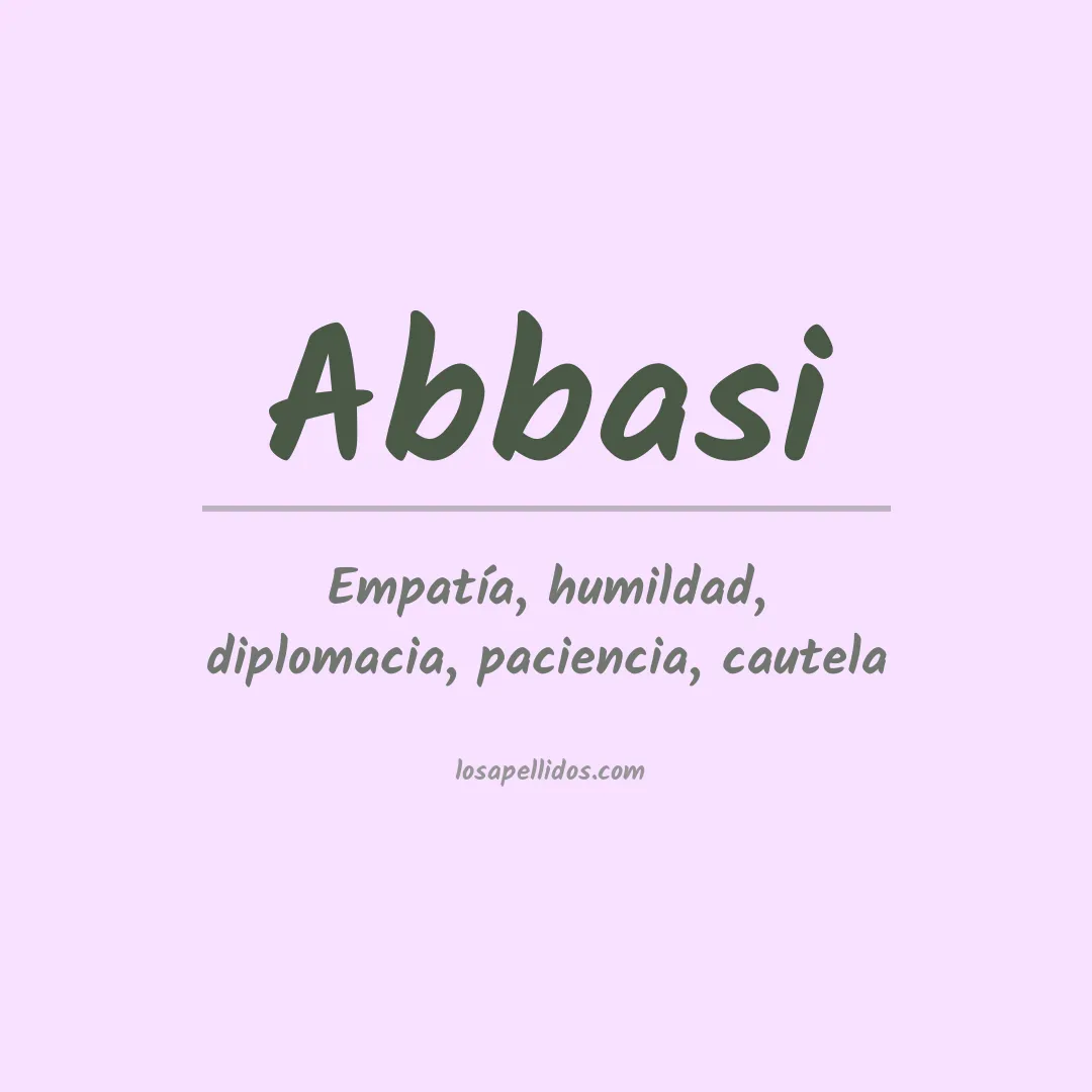 Apellido Abbasi