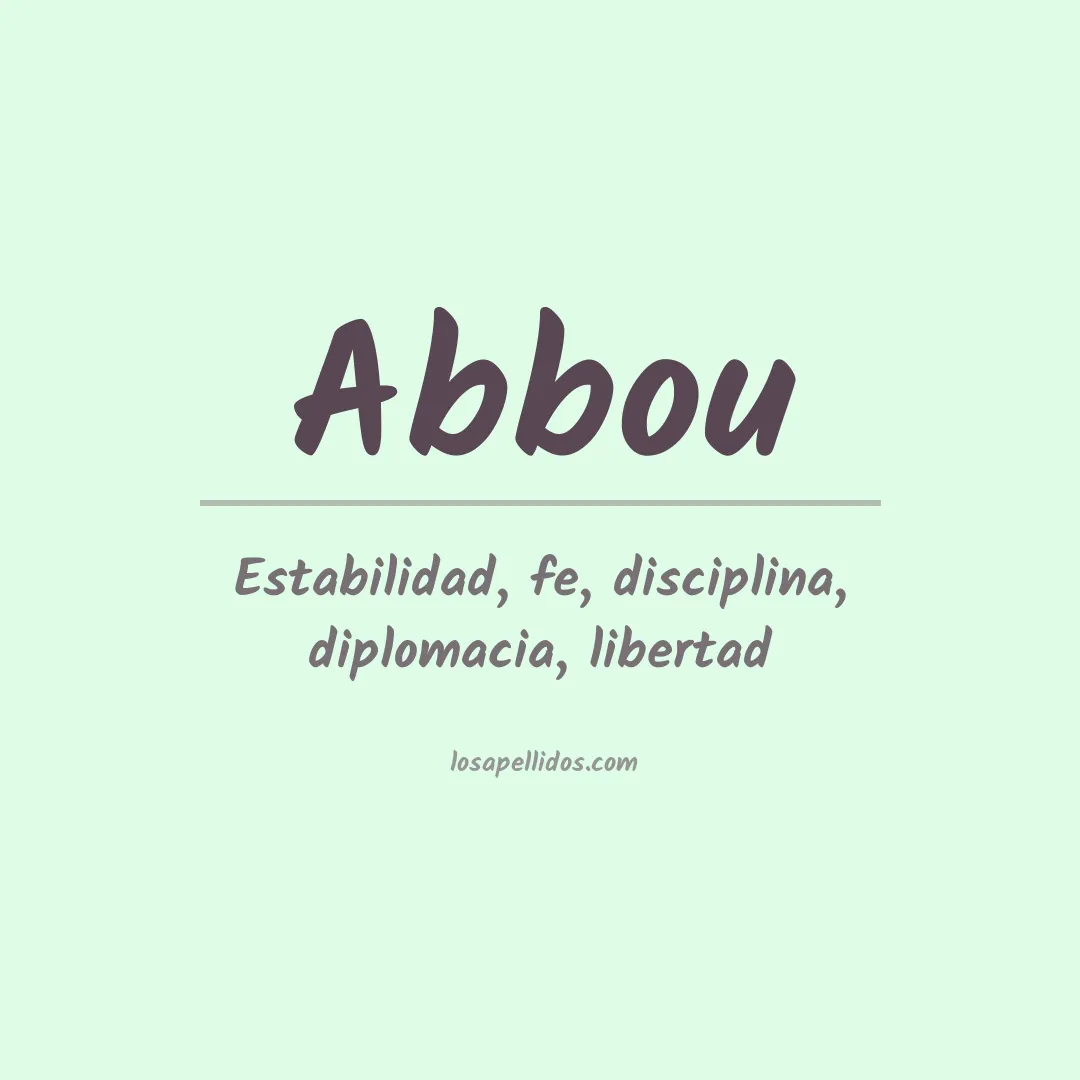 Apellido Abbou
