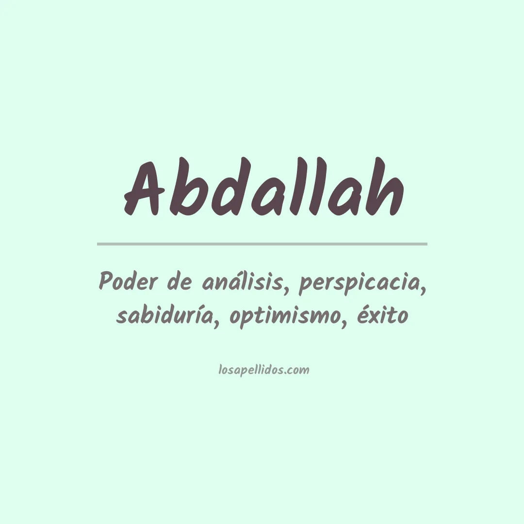 Apellido Abdallah