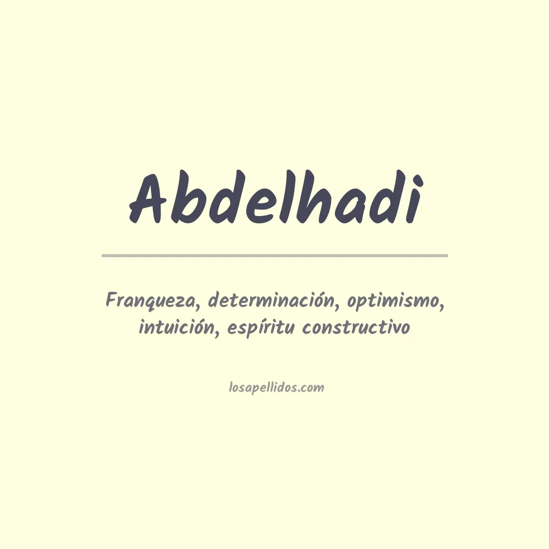 Apellido Abdelhadi
