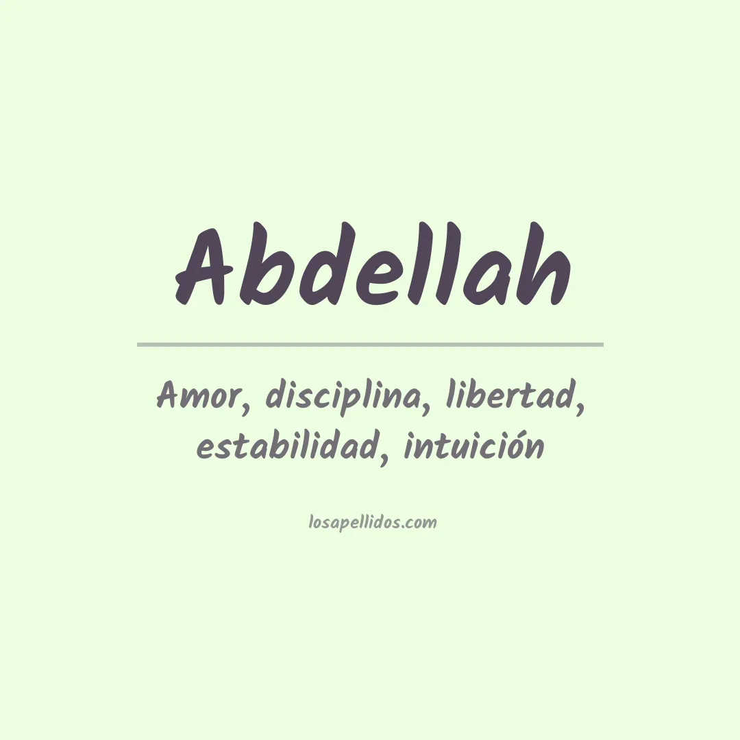 Apellido Abdellah