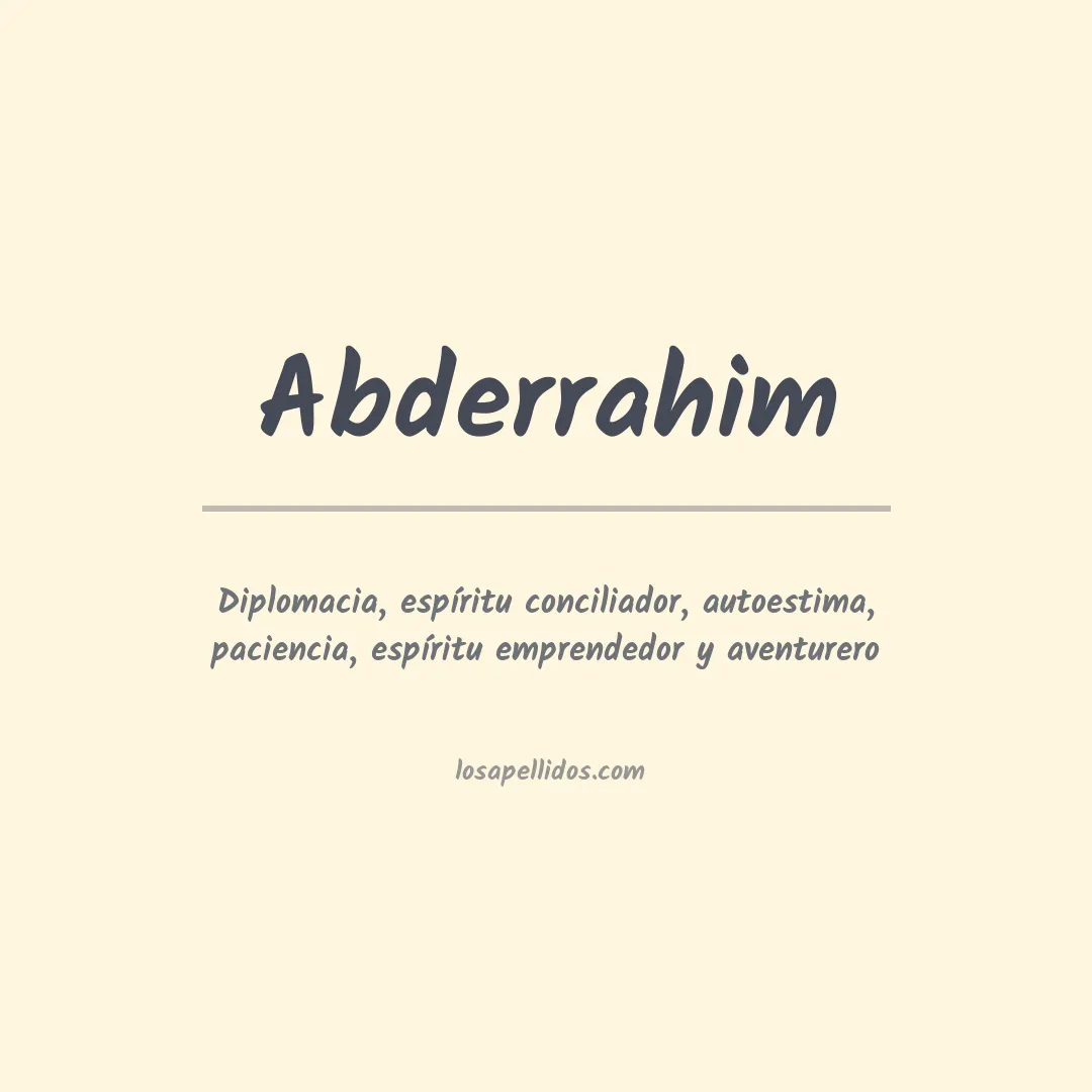 Apellido Abderrahim