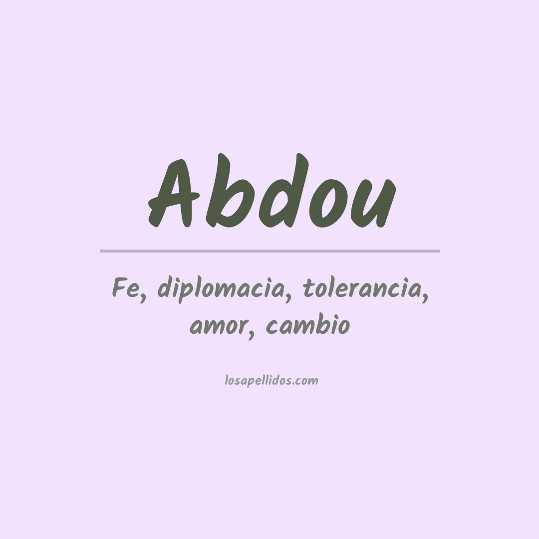 Apellido Abdou