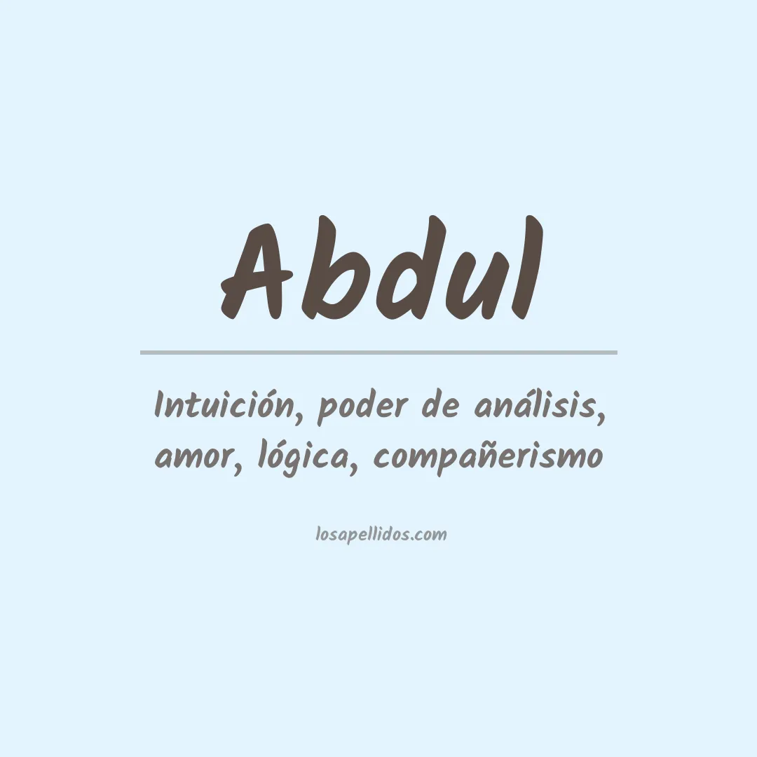 Apellido Abdul