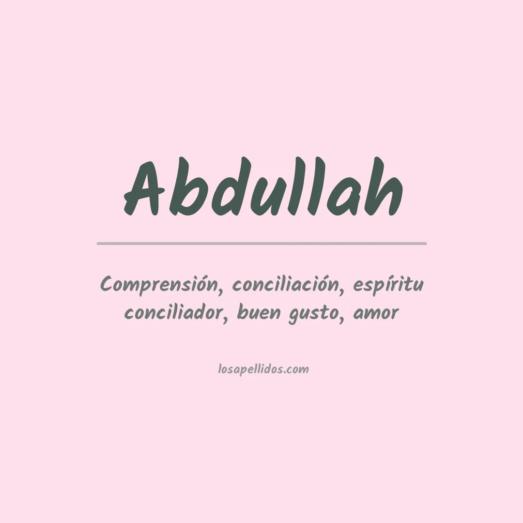 Apellido Abdullah