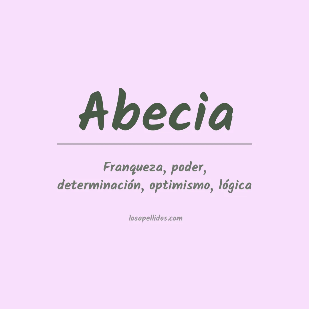 Apellido Abecia