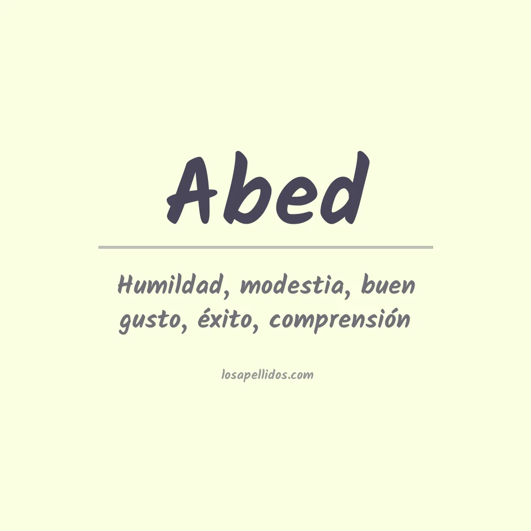 Apellido Abed