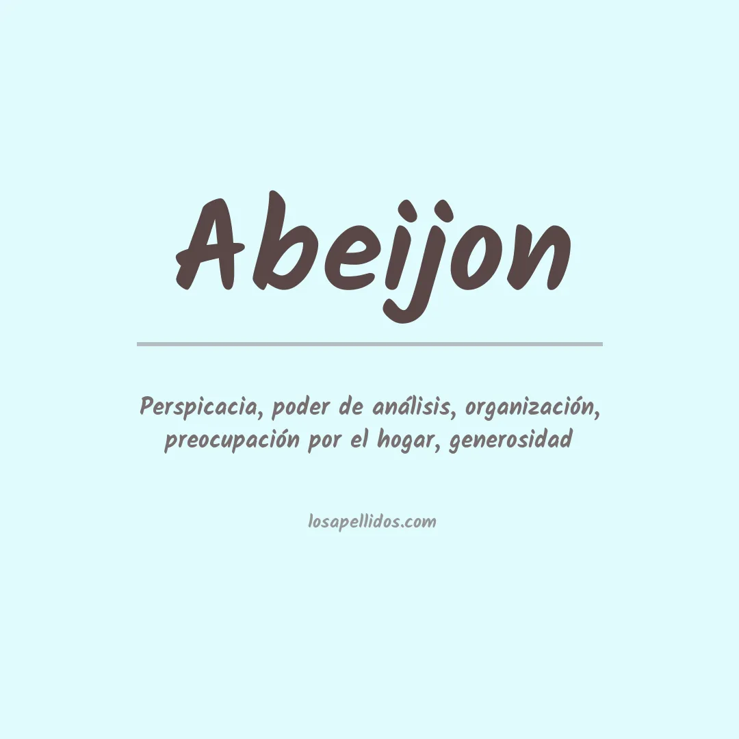 Apellido Abeijon