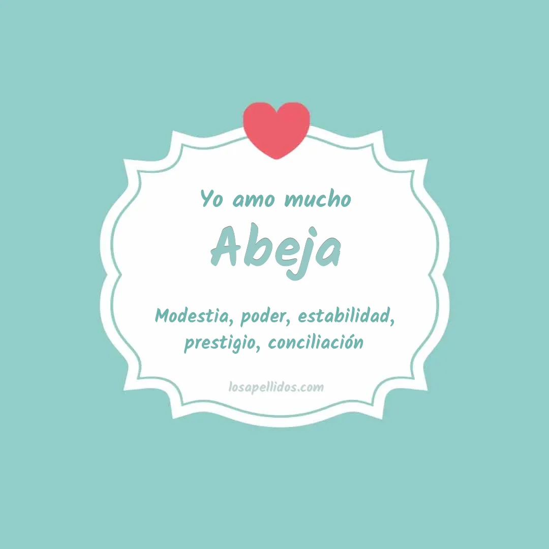 Yo amo mucho Abeja