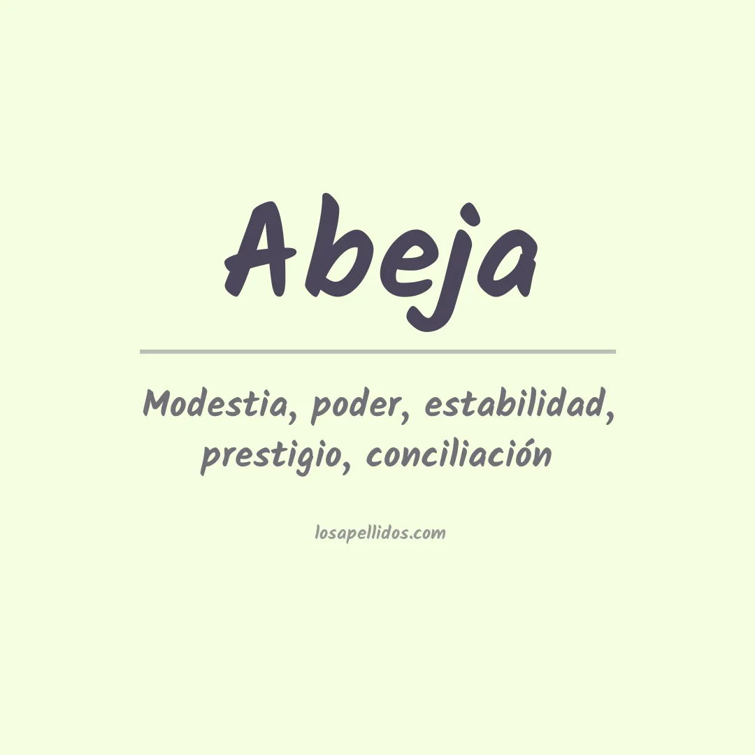 Apellido Abeja
