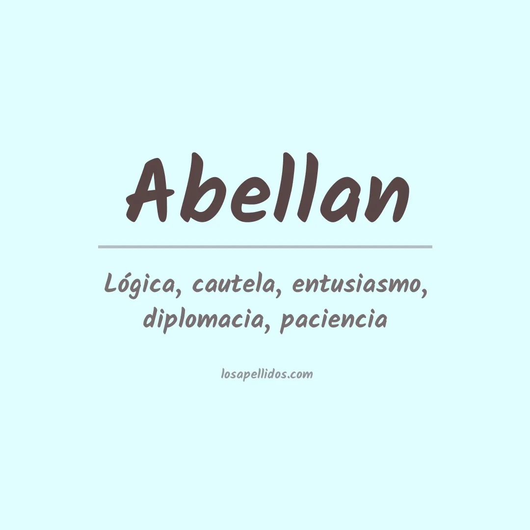 Apellido Abellan