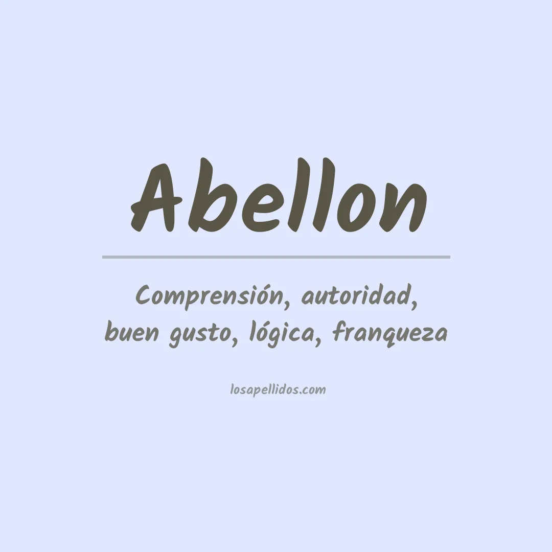 Apellido Abellon