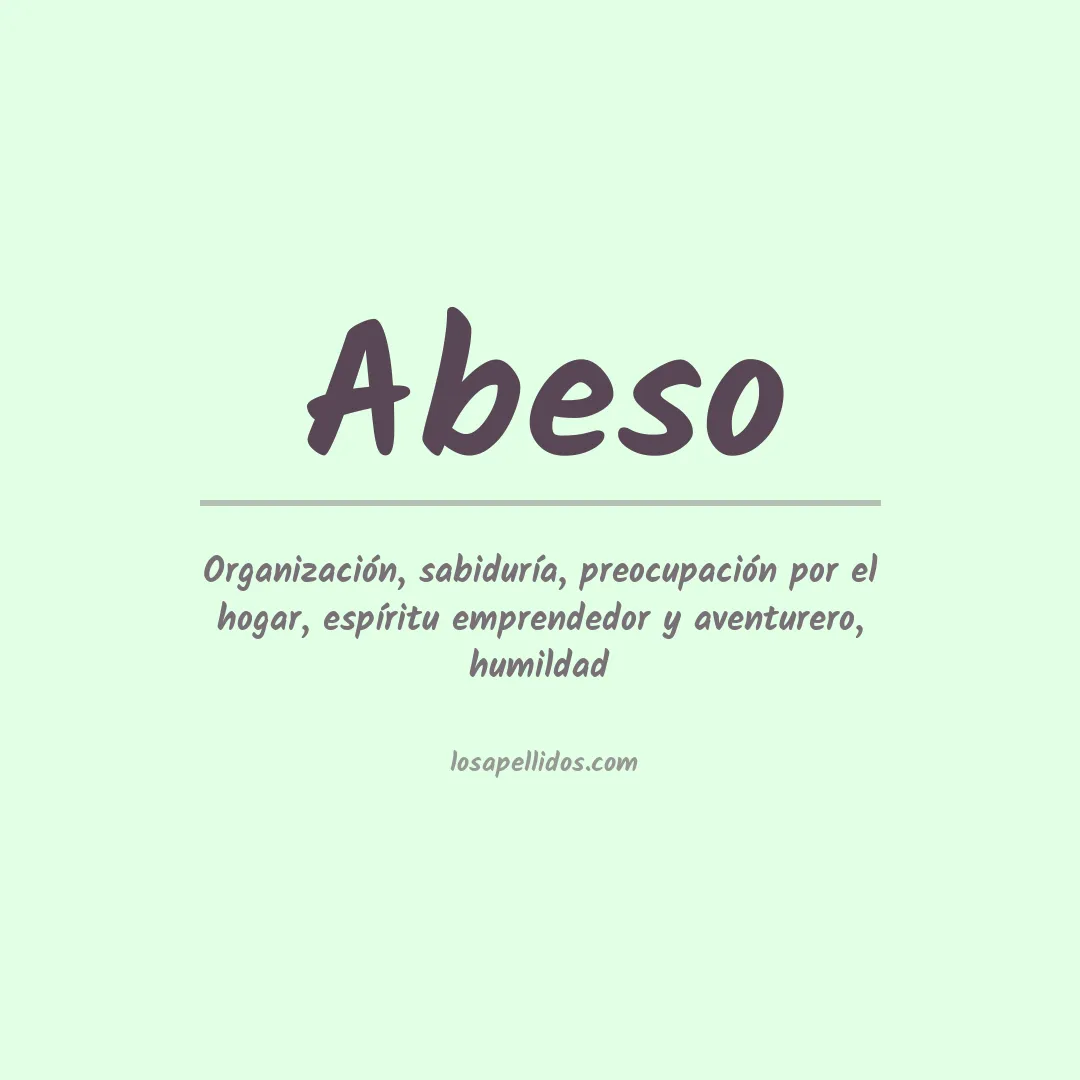 Apellido Abeso