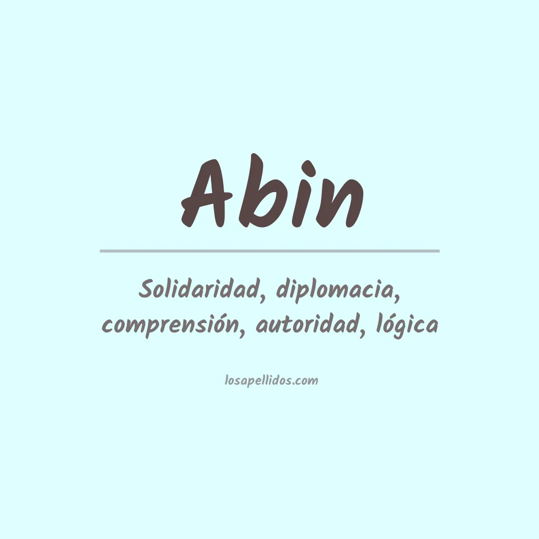 Apellido Abin