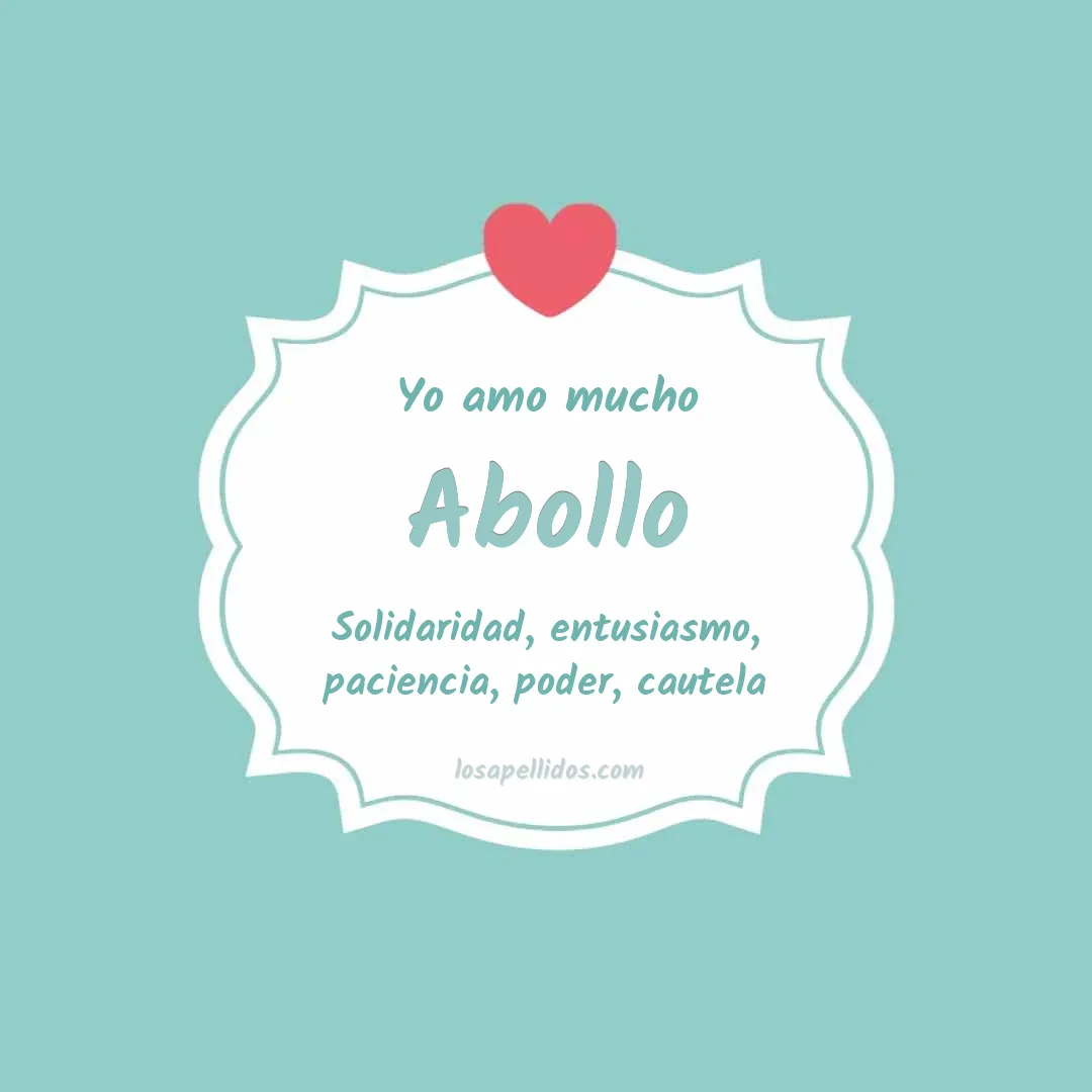 Yo amo mucho Abollo