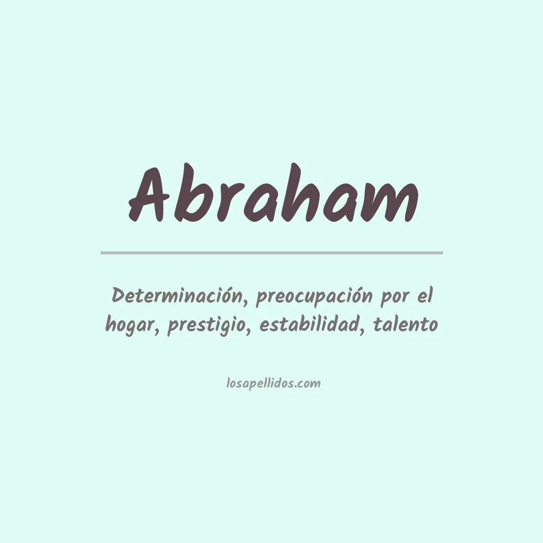 Apellido Abraham