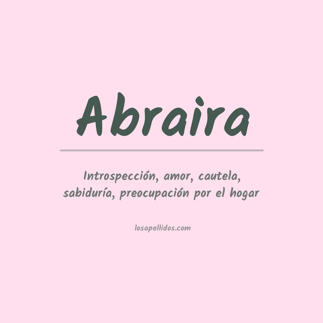 Apellido Abraira