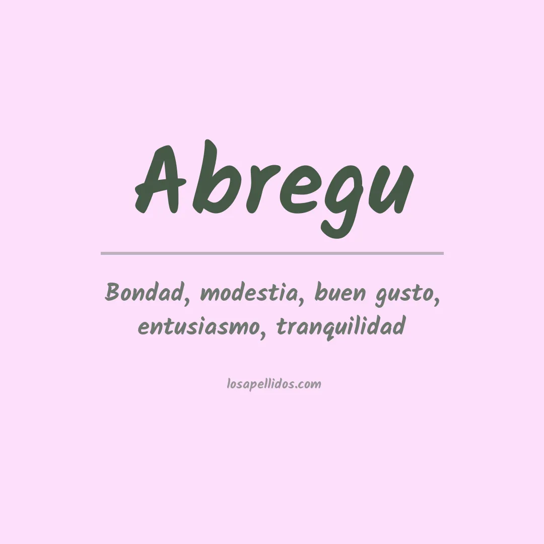Apellido Abregu