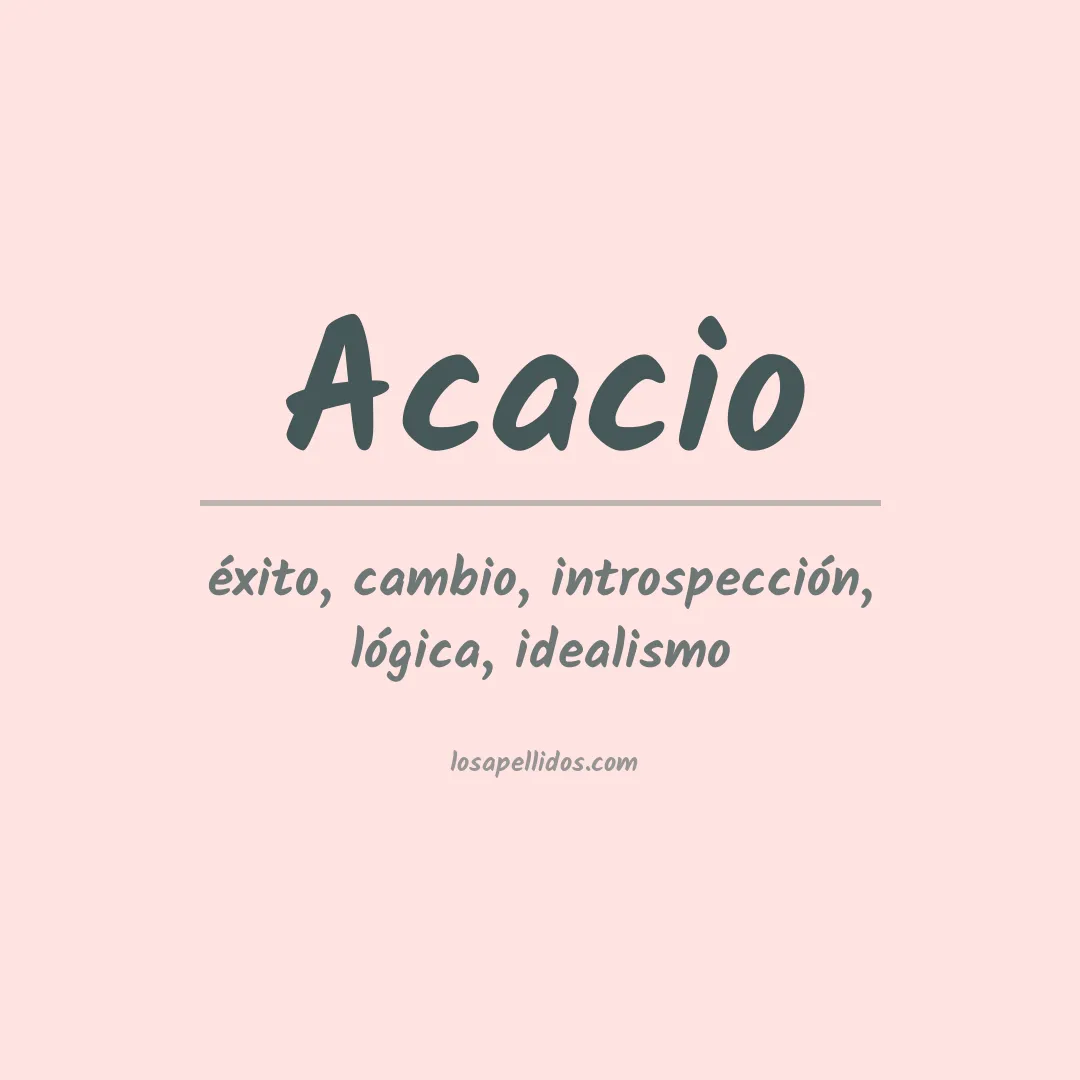 Apellido Acacio