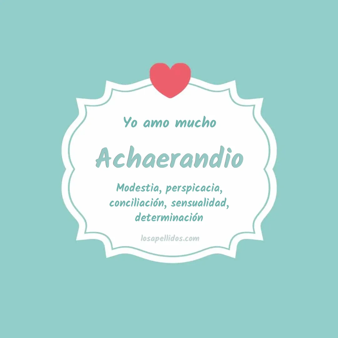 Yo amo mucho Achaerandio