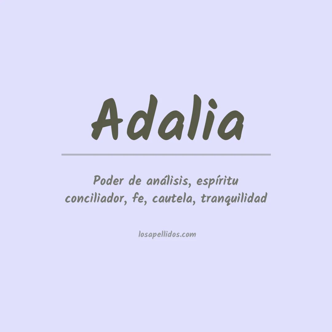 Apellido Adalia