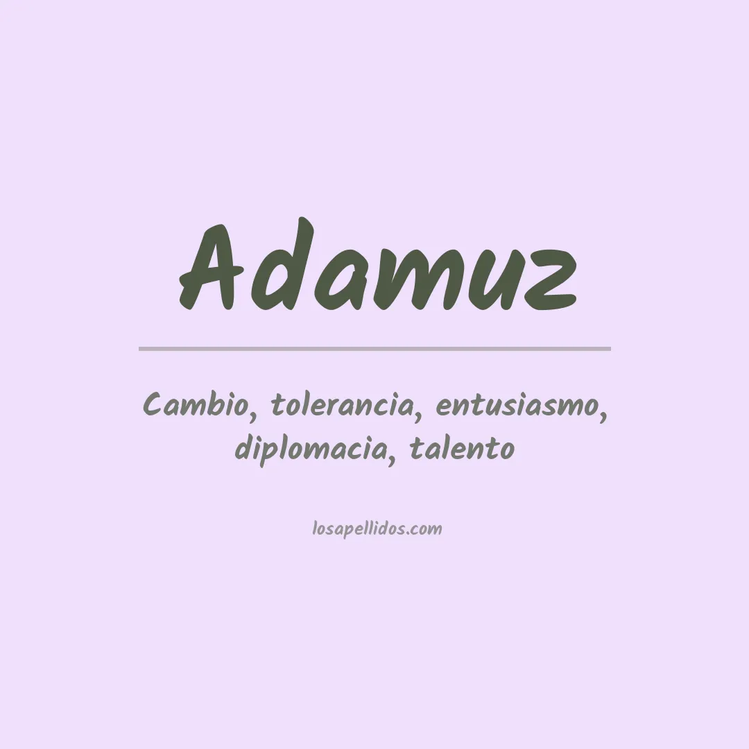 Apellido Adamuz