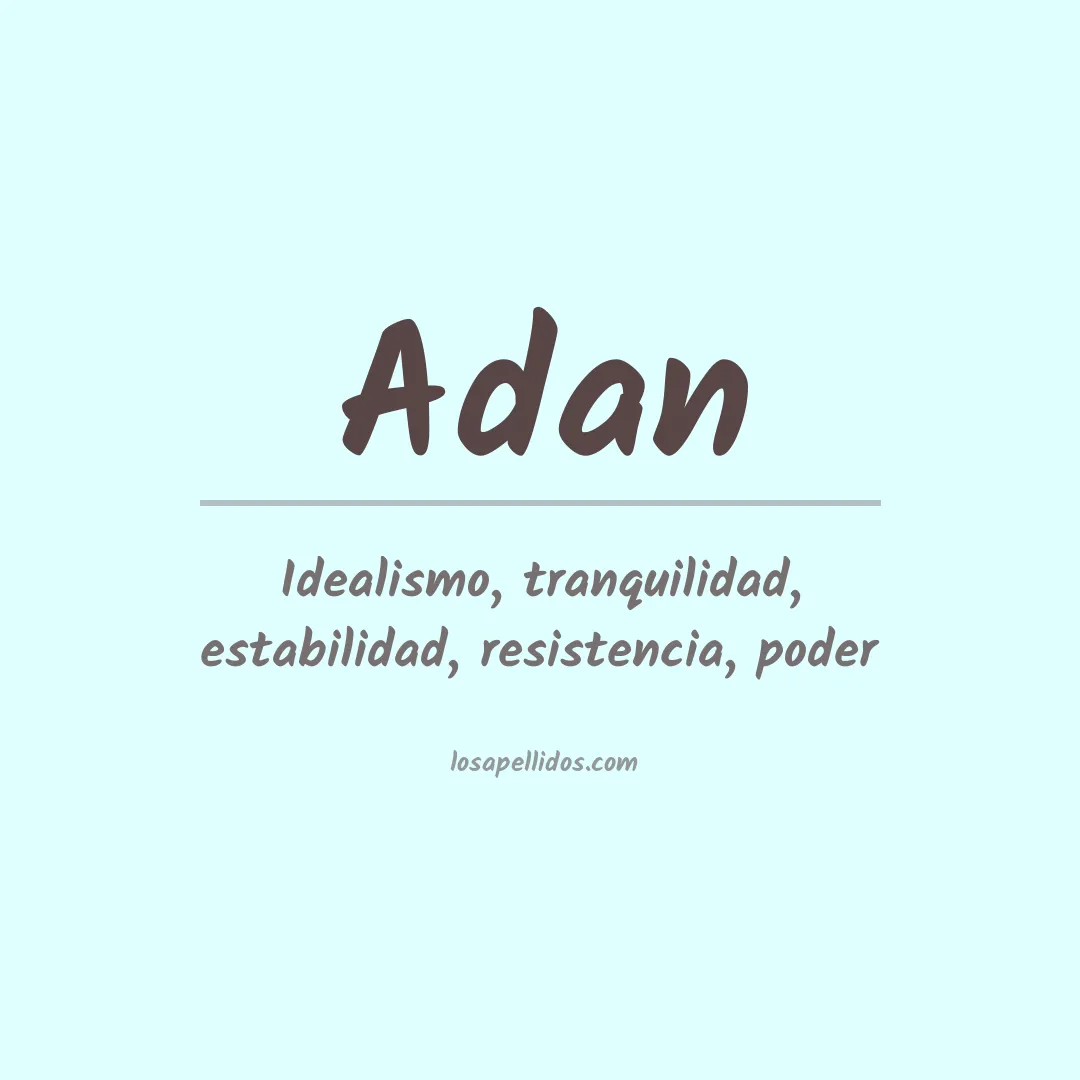 Apellido Adan