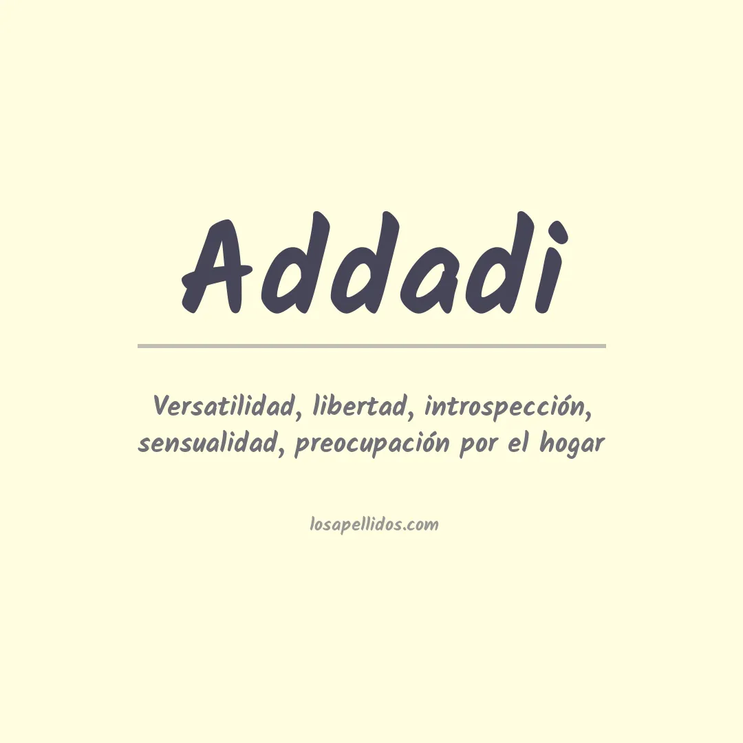 Apellido Addadi