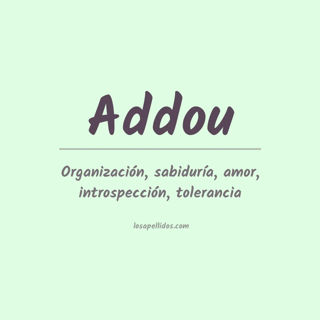 Apellido Addou