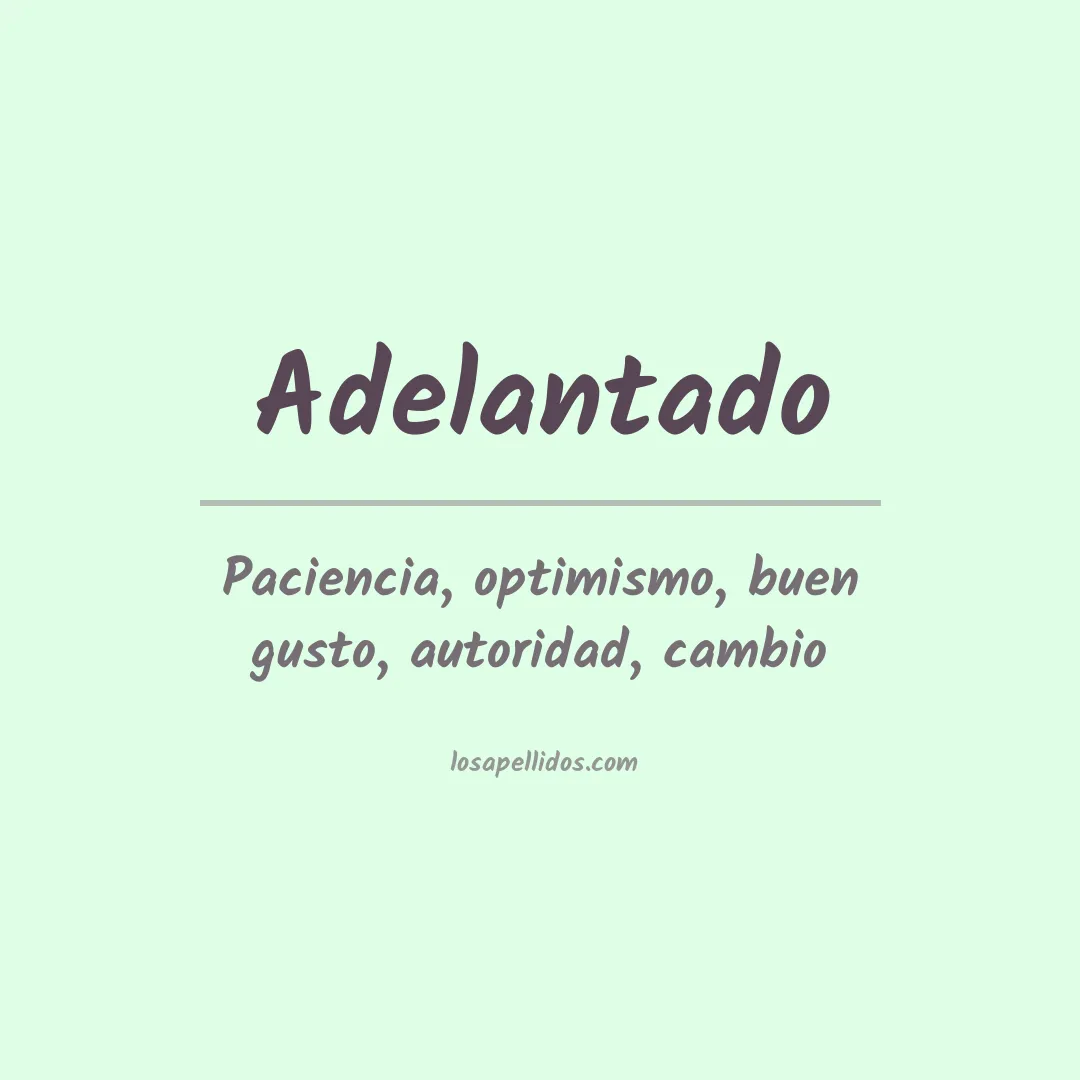 Apellido Adelantado