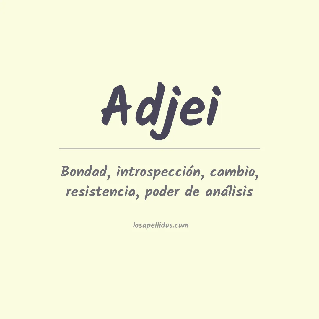 Apellido Adjei