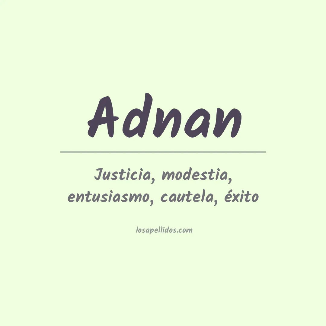 Apellido Adnan