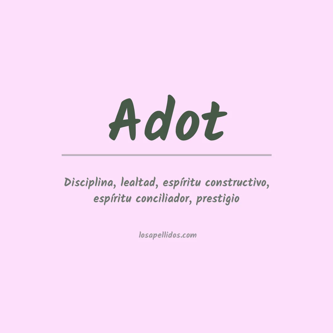 Apellido Adot