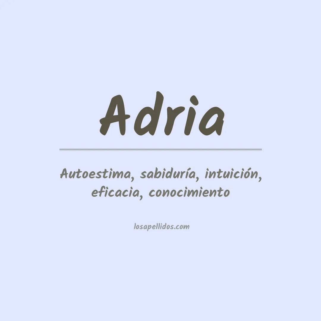 Apellido Adria