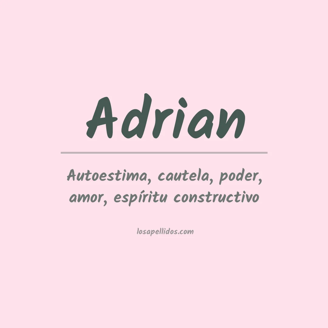 Apellido Adrian