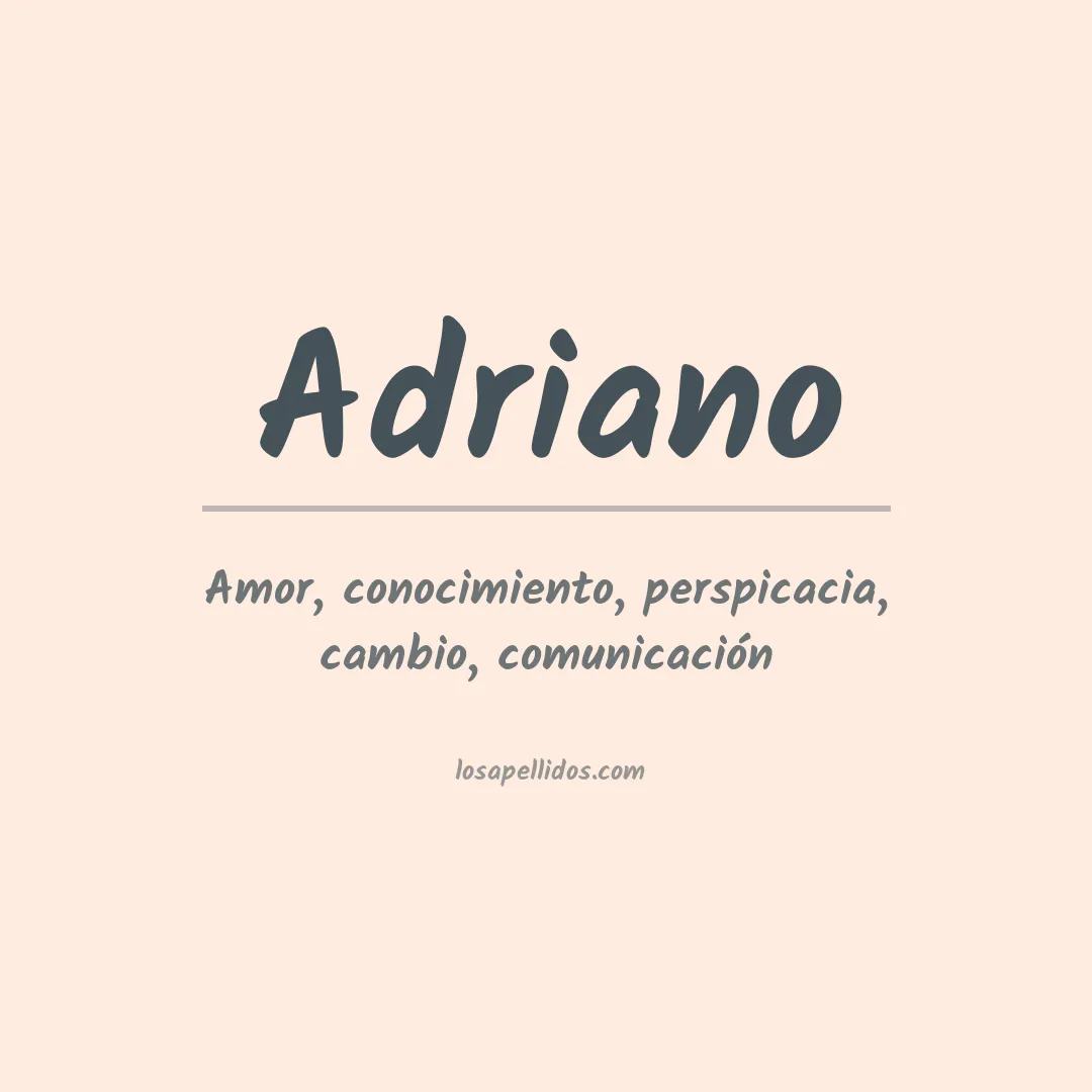Apellido Adriano