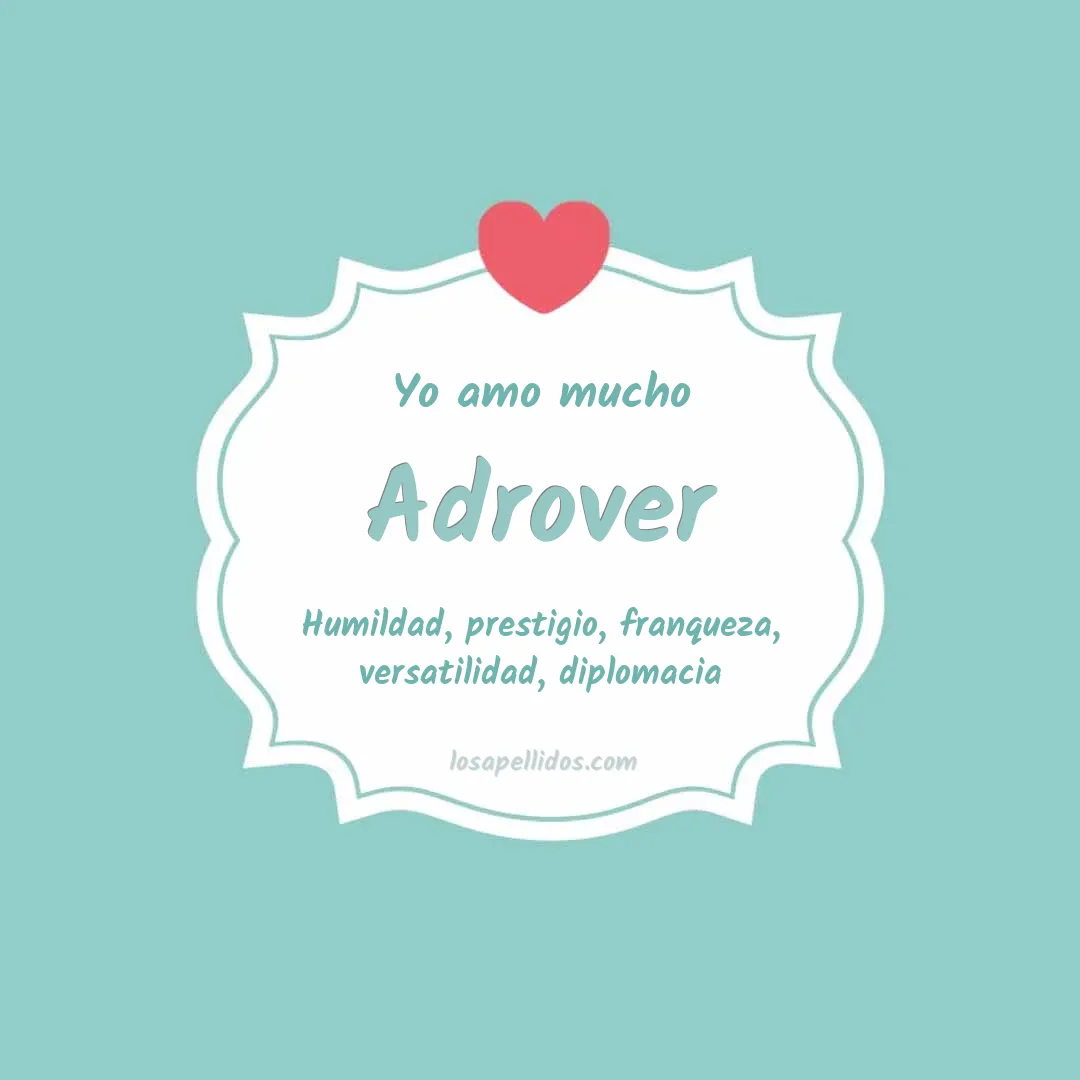 Yo amo mucho Adrover