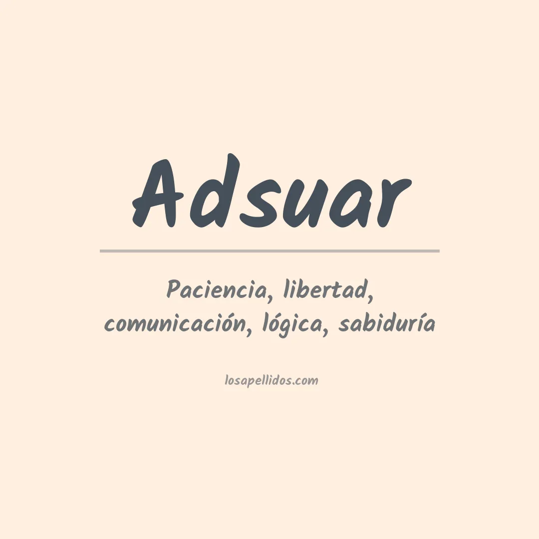 Apellido Adsuar