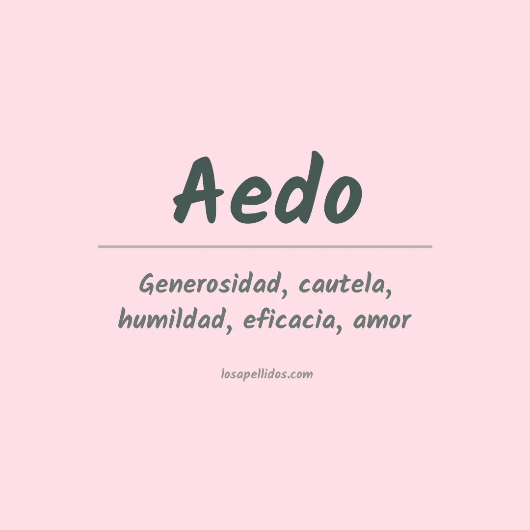 Apellido Aedo