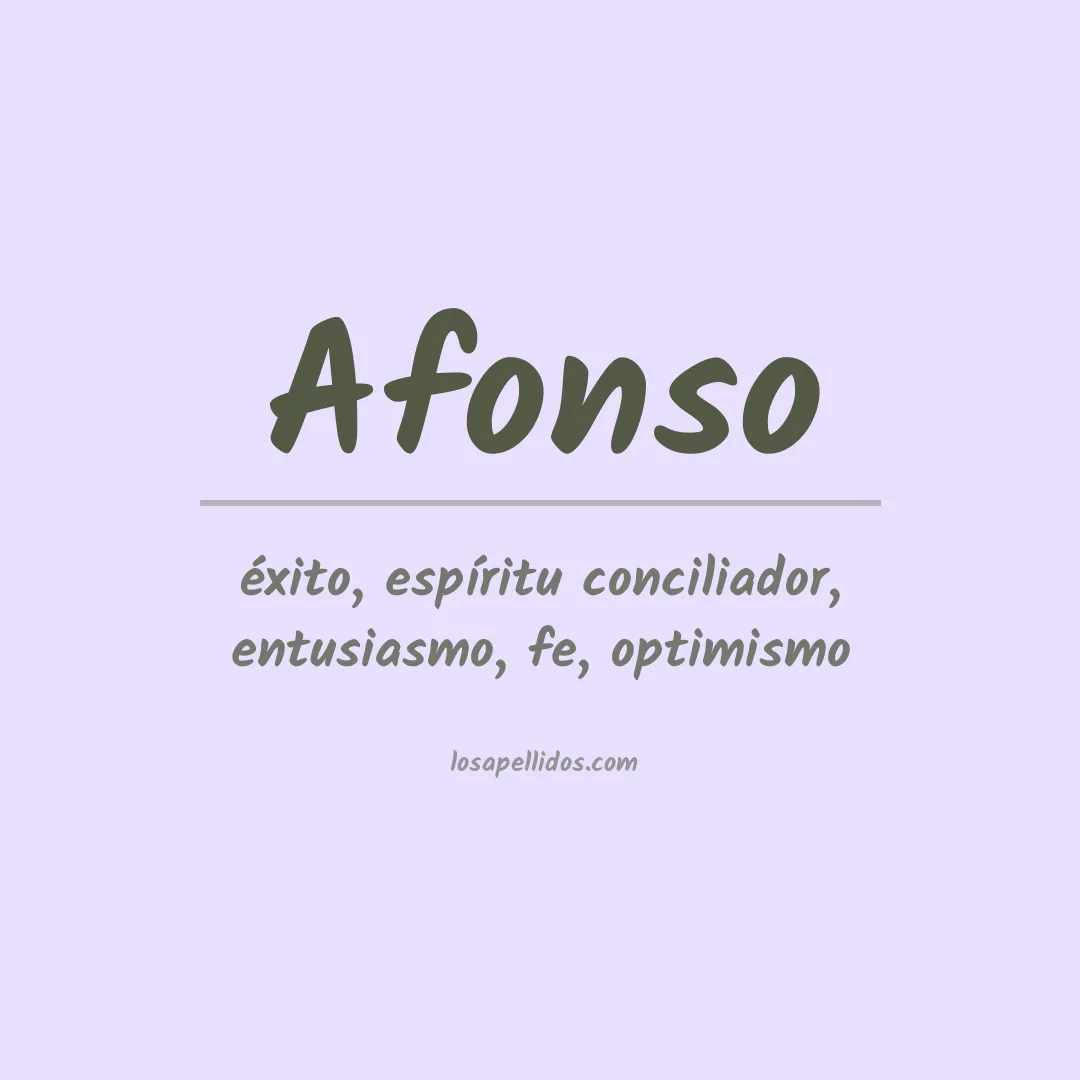 Apellido Afonso
