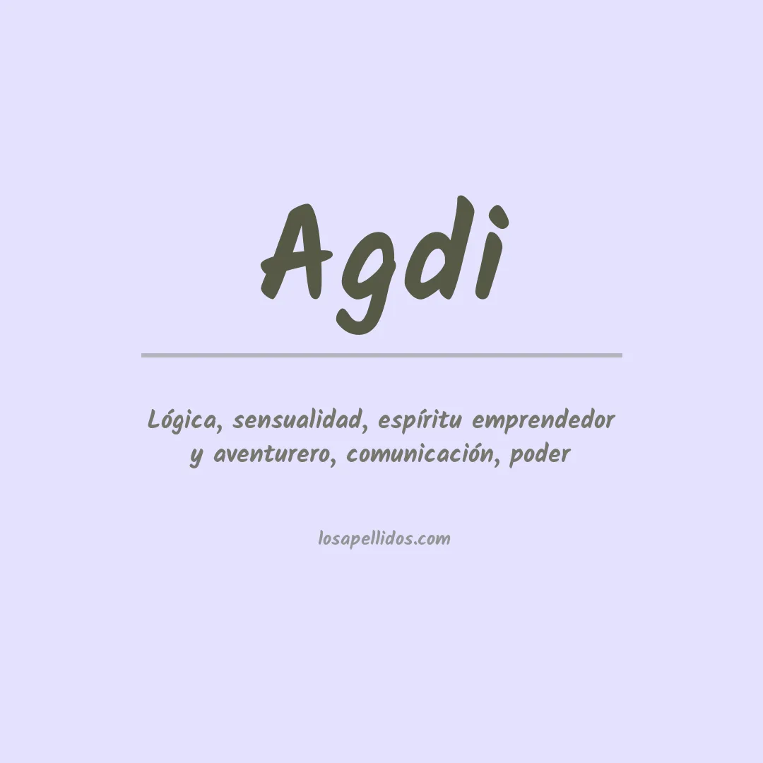 Apellido Agdi